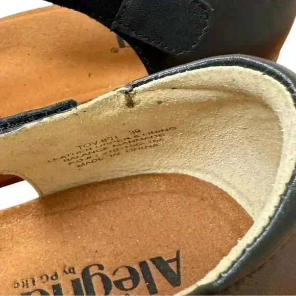 Alegria Women's Tova Black Platform Sandal US 9 EUC light weight - Picture 15 of 15